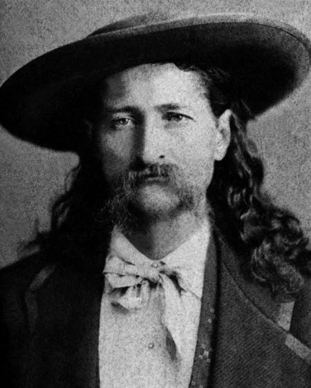 1873 Wild Bill Hickok Glossy Photo Vintage Old West Hero Print