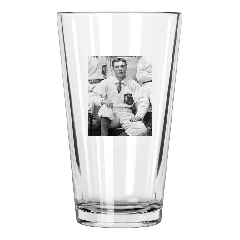 1883 New York Giants Mickey Welch Photo Baseball Hof 73 Pint Beer Drinking Glass