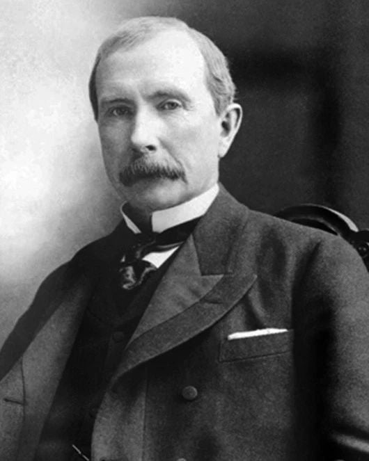 1885 Businessman John D Rockefeller Glossy Photo Standard Oil Co. Poster