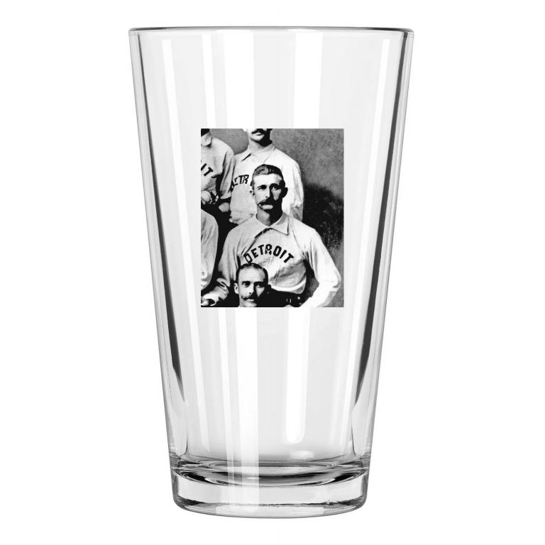 1886 Detroit Wolverines Sam Thompson Reprint Baseball Hof 74 Pint Beer Glass