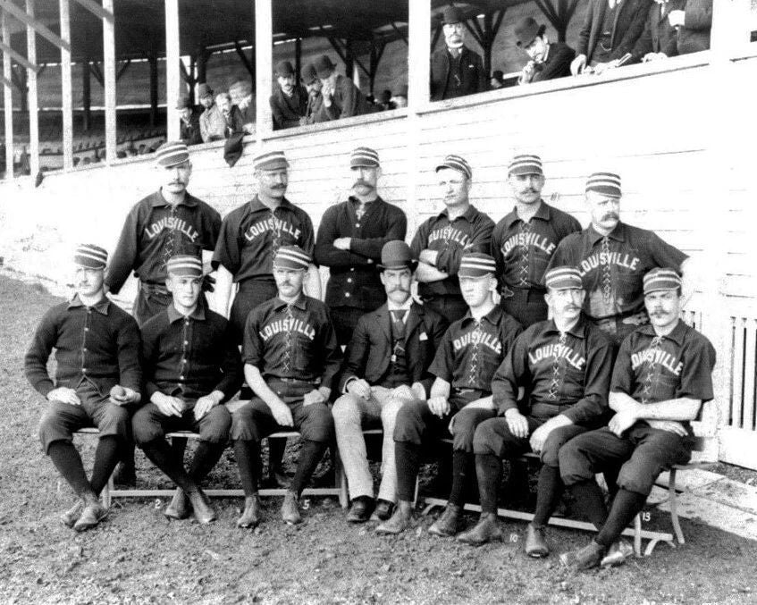 1888 Louisville Colonels Team Photo Baseball Picture Mlb