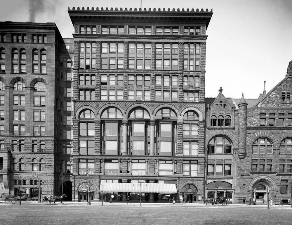 1900 Fine Arts Building Chicago Illinois Old Vintage Photo Reprint