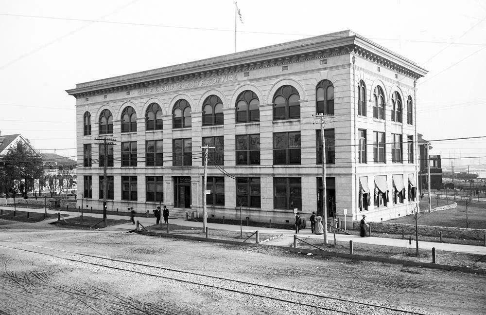 1900 Gulf & Ship Island Rail Road Co Gulfport Vintage 300 Piece Jigsaw Puzzle