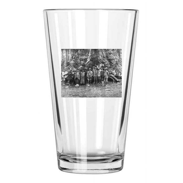 1903 President Theodore 'Teddy' Roosevelt With John Muir Pint Beer Glass