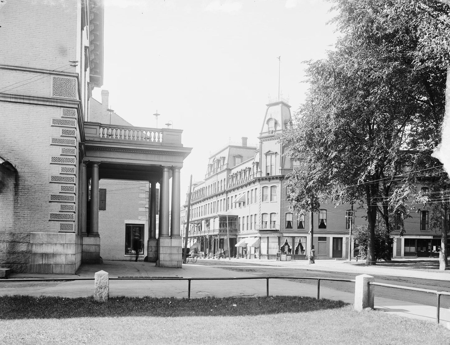 1905 Main Street Brattleboro Vermont Old Vintage Photo Picture