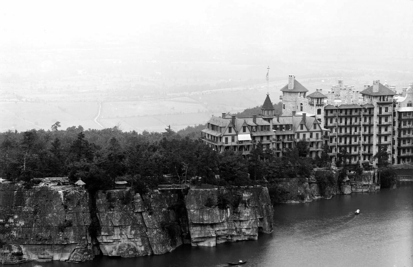 1906 Lake Mohonk House New York Ny Old Retro Vintage Photo Reprint