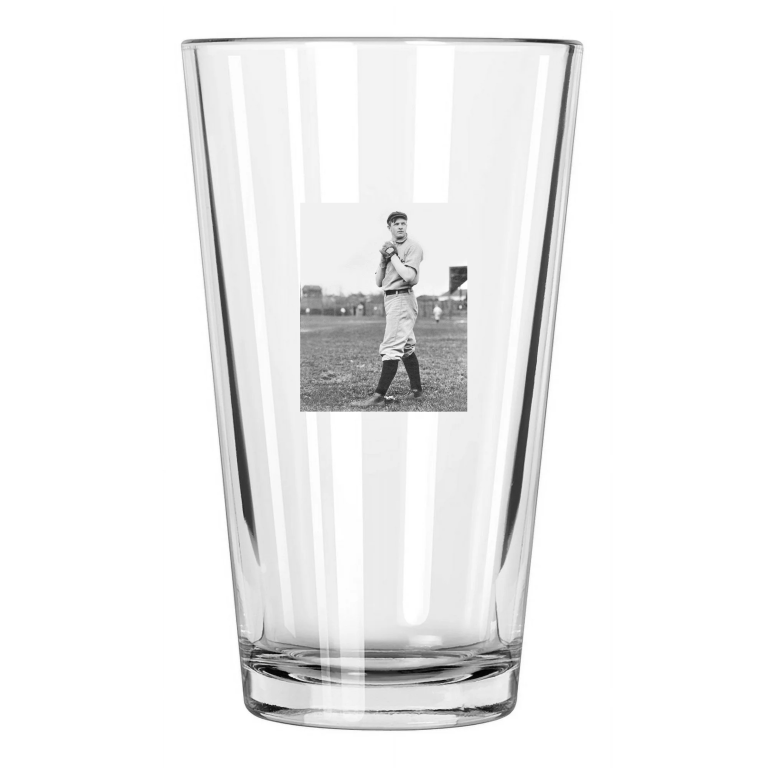 1906 New York Giants Christy Mathewson Vintage Baseball Pint Beer Drinking Glass