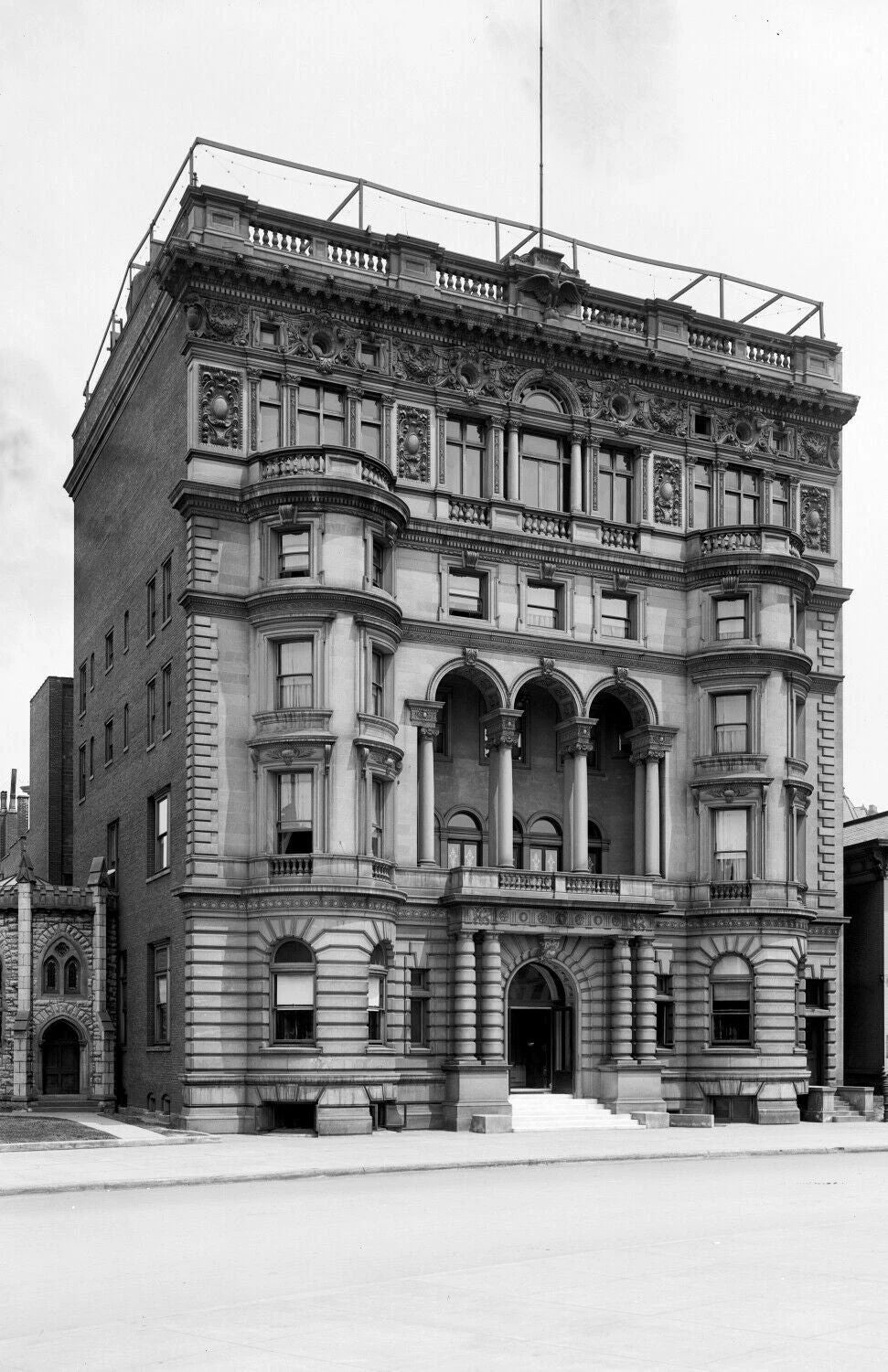 1908 Columbia Club Indianapolis Indiana Old Vintage 300 Piece Jigsaw Puzzle