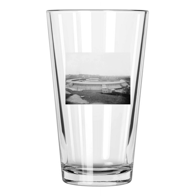 1909 New York Giants Old Polo Grounds Photo Pint Beer Drinking Glass