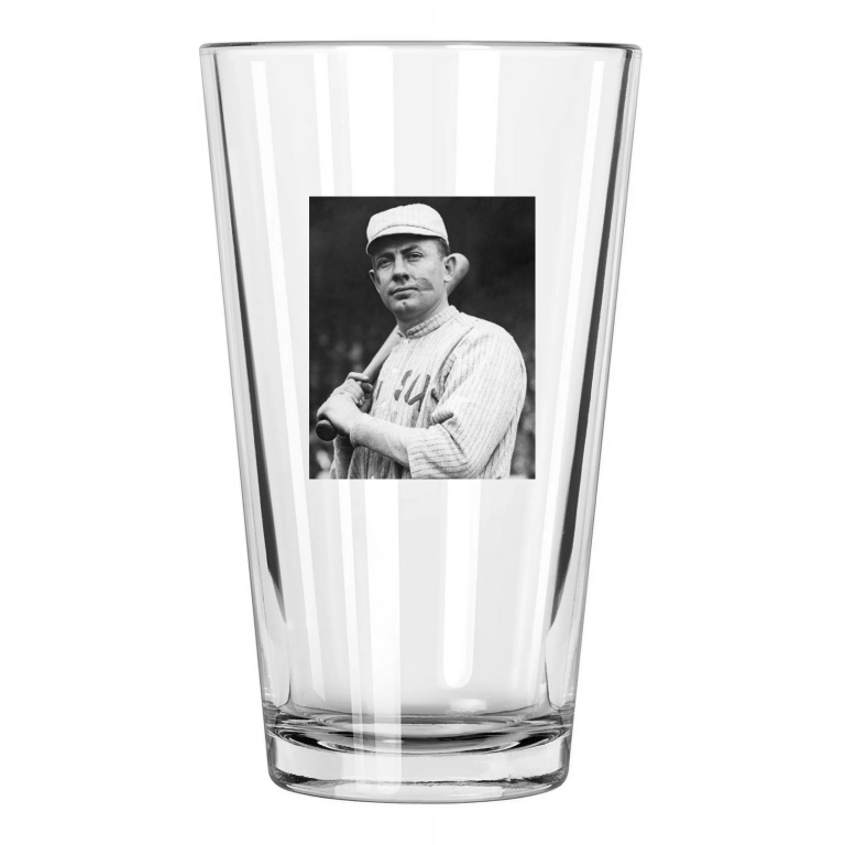 1912 Boston Red Sox Steve Yerkes Photo Baseball Pint Beer Drinking Glass