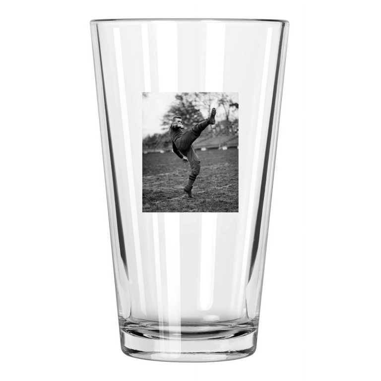 1912 Dwight D Eisenhower Photo West Point General Pint Beer Drinking Glass