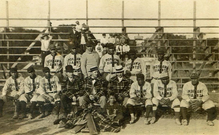 1913 Mohawk Giants Team Photo Baseball Negro League 300 Piece Jigsaw Puzzle