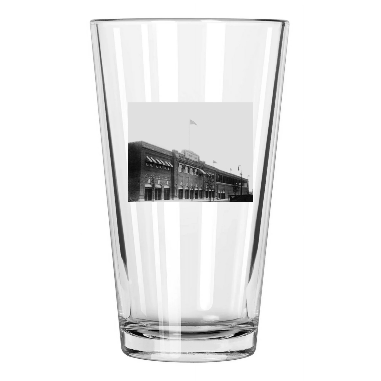 1914 Boston Red Sox Fenway Park Photo Baseball Field Pint Beer Drinking Glass