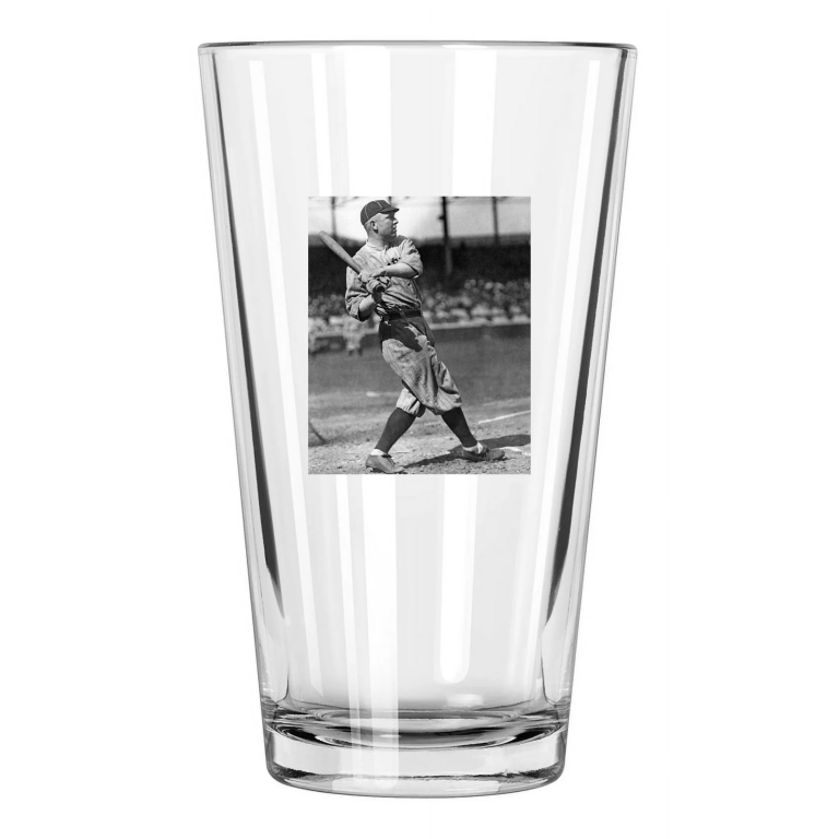 1916 Cleveland Indians Tris Speaker Photo Hof 37 Pint Beer Drinking Glass