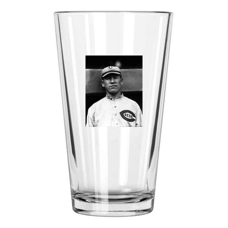 1917 Cincinnati Reds Jim Thorpe Photo Baseball Pint Beer Drinking Glass