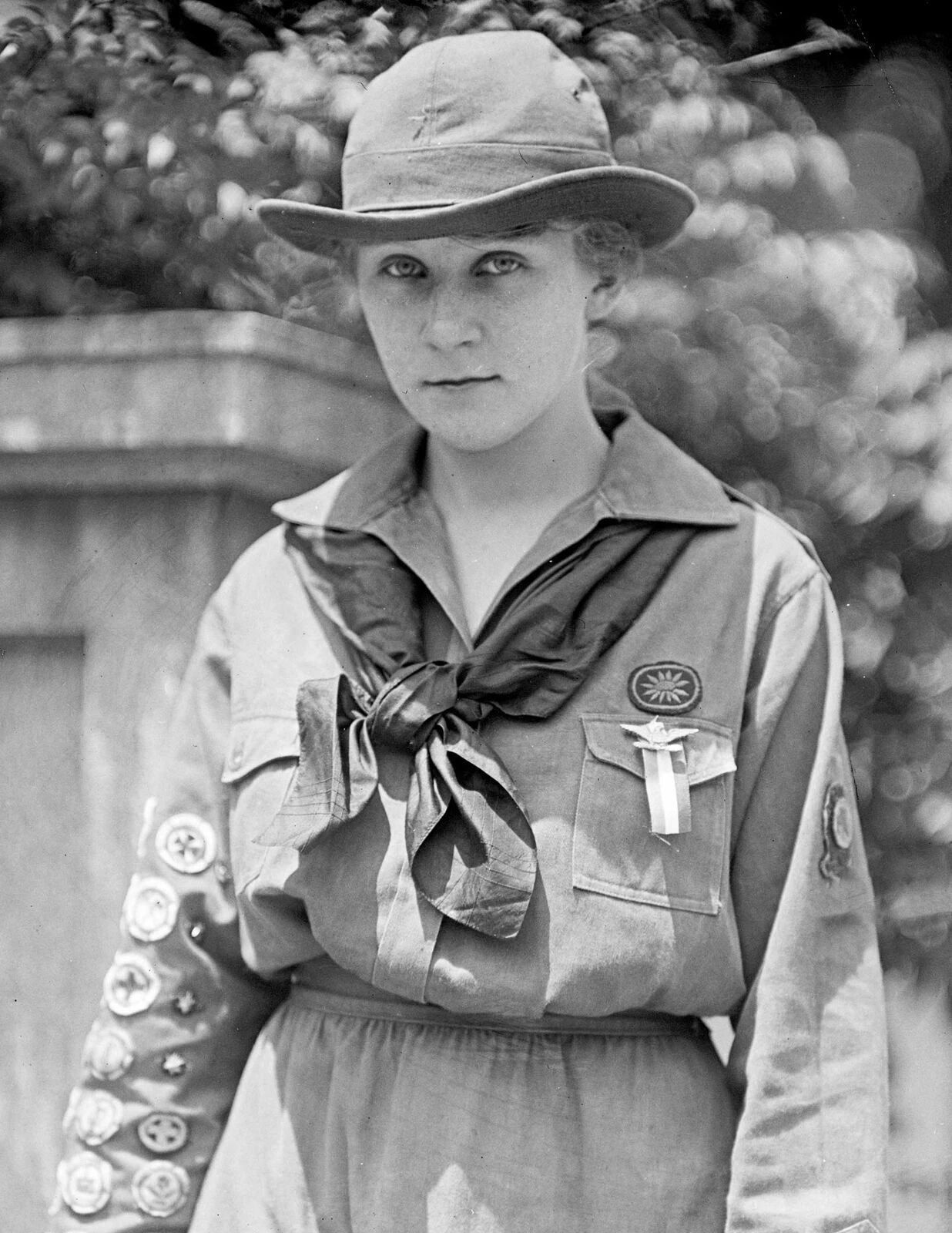 1917 Girl Scout Elenore Putzski Vintage Old Historic Photo Reprint