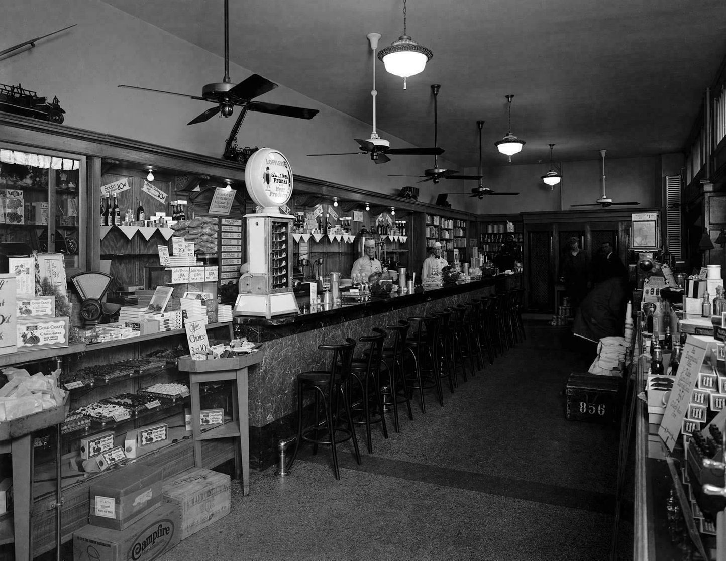 1918 1928 Dixie Soda Fountain Southern Us Old Vintage Photo 6X8 Reprint