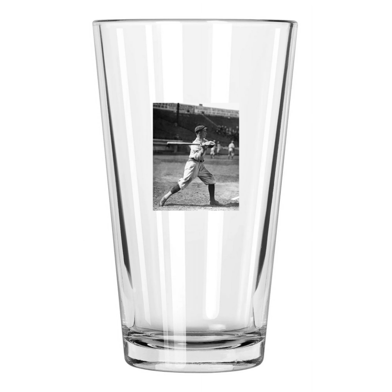 1919 Boston Braves Walter 'Rabbit' Maranville Baseball Pint Beer Drinking Glass