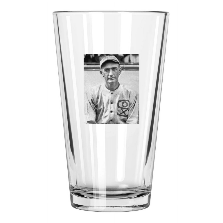 1919 Chicago White Sox Joe Jackson Photo Baseball Pint Beer Drinking Glass