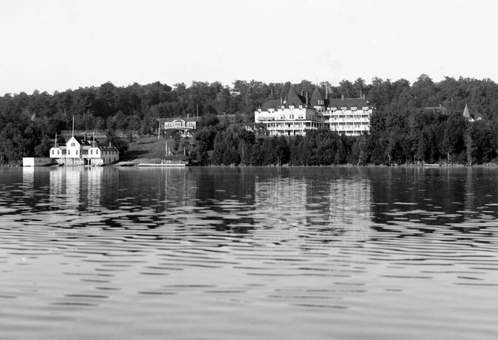 1920 Wawbeek Inn Adirondacks New York Ny Vintage Print 300 Piece Jigsaw Puzzle