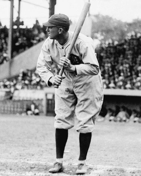 1921 Detroit Tigers Ty Cobb At Navin Field Glossy Photo Baseball Print