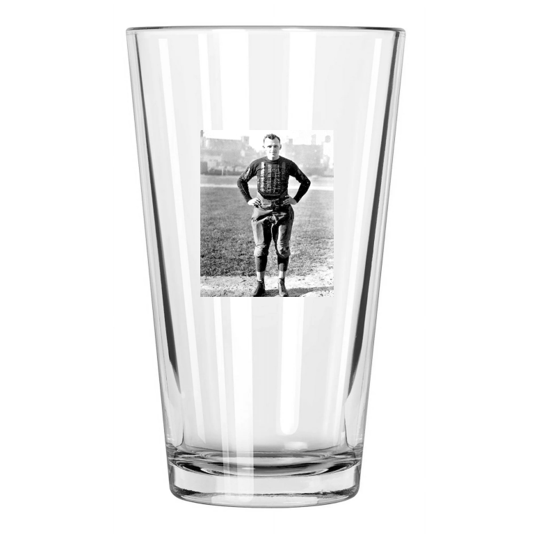 1922 Chicago Bears Coach George Halas Photo Pint Beer Drinking Glass