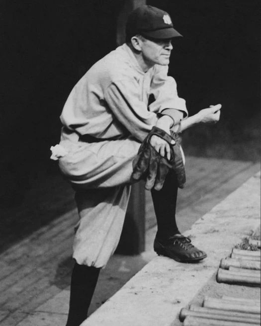 1922 New York Yankees Miller Huggins Glossy Photo World Series Pose Print