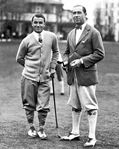 1924 Golfers Walter Hagen And Gene Sarazen Glossy PGA Photo Print Portrait
