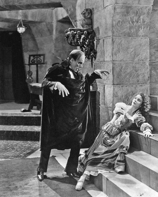 1925 Horror Film Phantom Of The Opera Glossy Photo Lon Chaney Print Poster 1