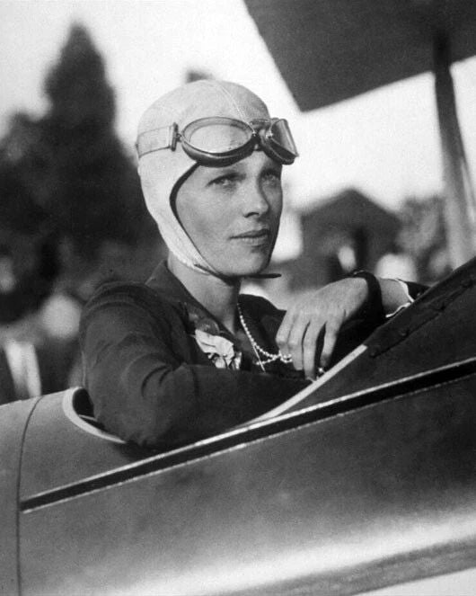1926 Famous Aviator Amelia Earhart Glossy Photo Pilot Print