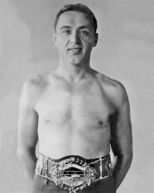 1926 Pro Wrestler Joe Stecher Photo Heavyweight World Champion Print Poster