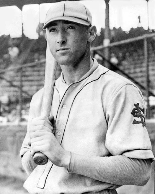 1926 St Louis Cardinals Chick Hafey Glossy Photo Baseball Print Poster