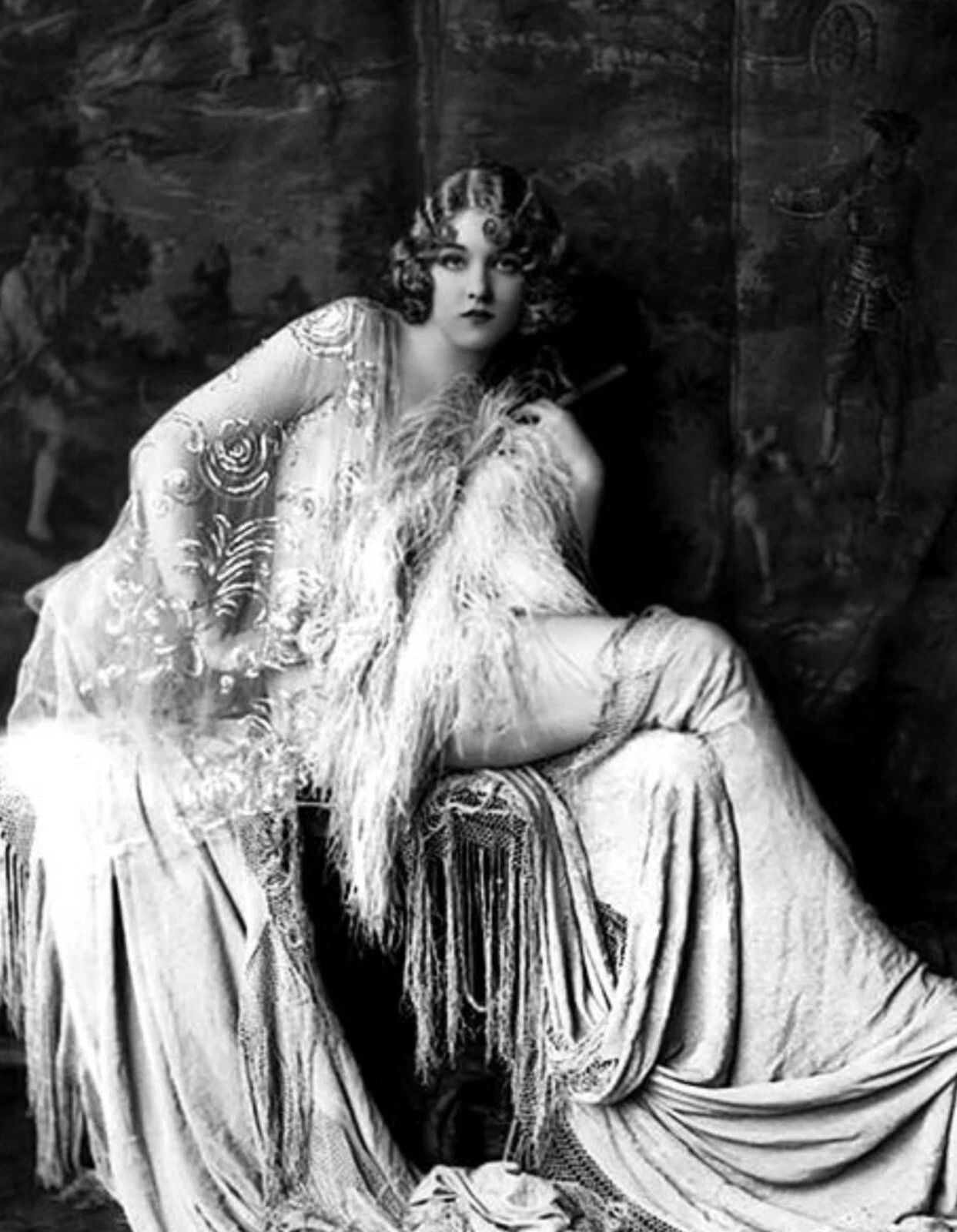 1928 New York City Flapper Muriel Finlay Ziegfeld Follies Picture Photo 6X8