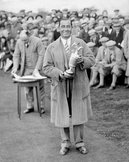 1929 PGA Legend Walter Hagen Glossy PGA Photo British Open Print Poster