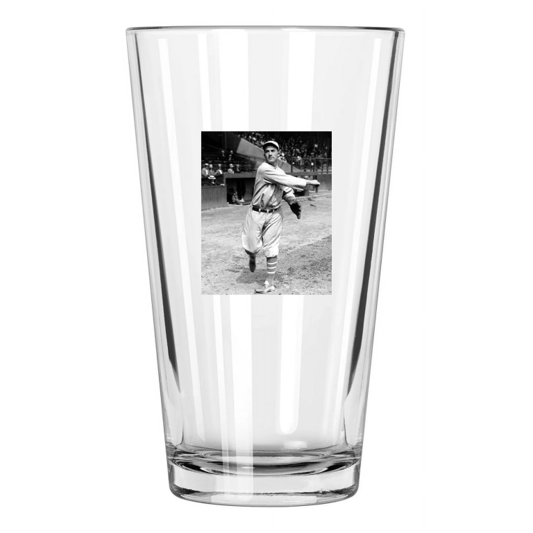 1929 Philadelphia Athletics Al Simmons Photo Hof 53 Pint Beer Drinking Glass