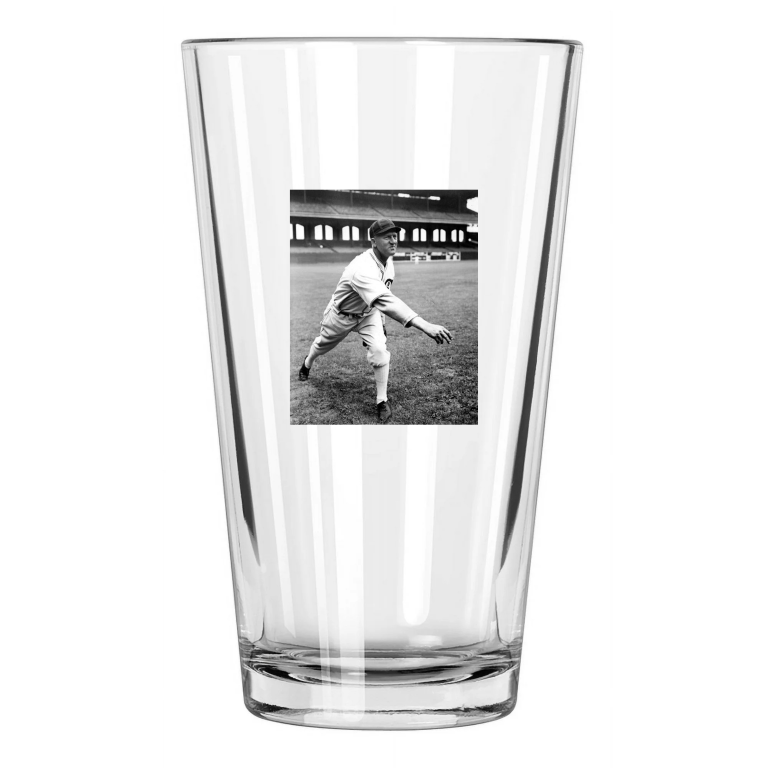 1931 Chicago White Sox Urban 'Red' Faber Photo Baseball Pint Beer Drinking Glass