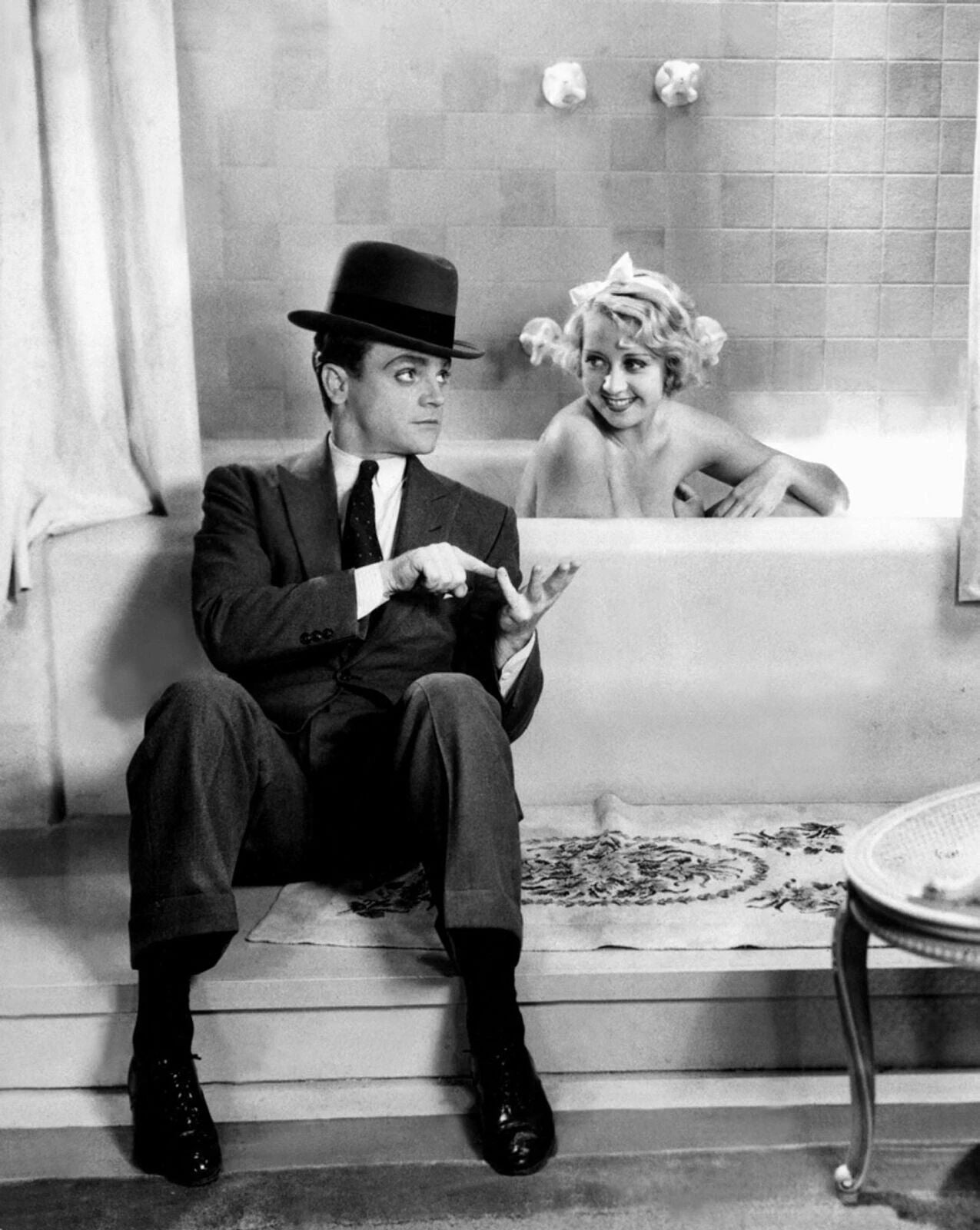 1931 James Cagney And Joan Blondell In Blonde Crazy Classic Poster Photo