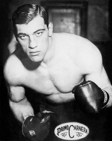 1933 Italian Boxer Primo Carnera Glossy Boxing Photo Heavyweight Print