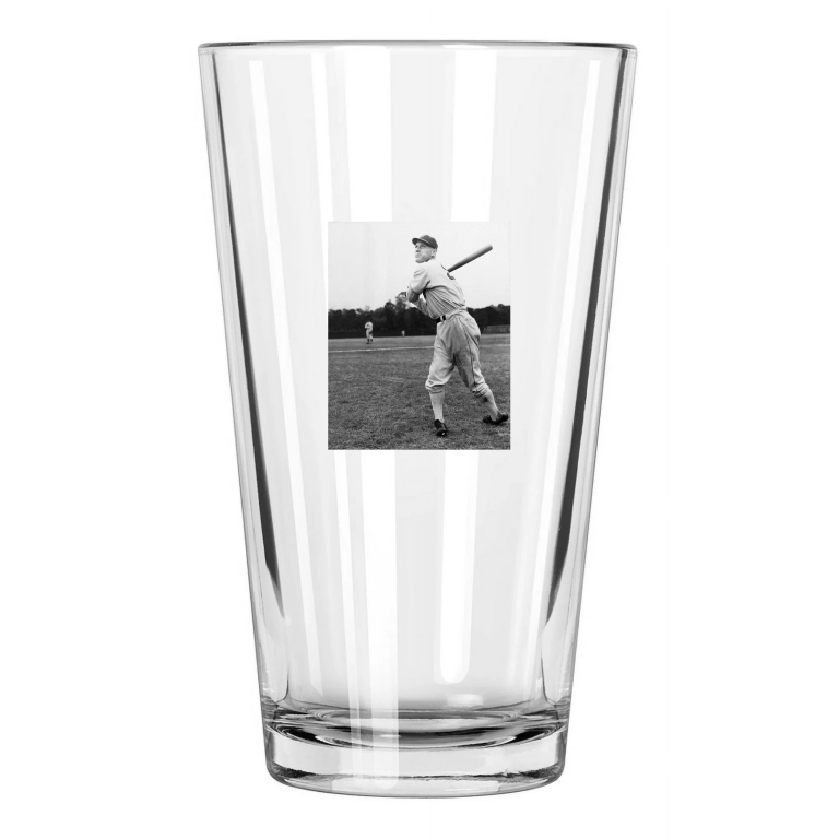 1933 Philadelphia Phillies Chuck Klein Photo Baseball Pint Beer Drinking Glass
