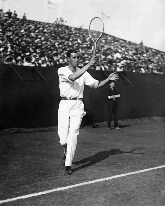 1933 Tennis Legend Bill Tilden Glossy Photo 10 Grand Slam Titles Print