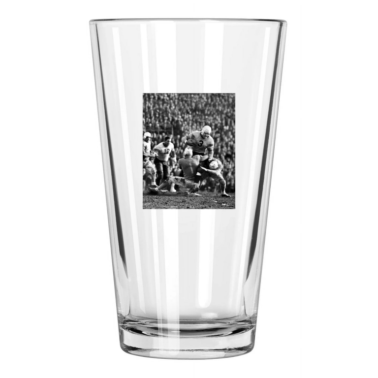 1934 Chicago Bears Bronko Nagurski Photo Nfl Football Pint Beer Drinking Glass