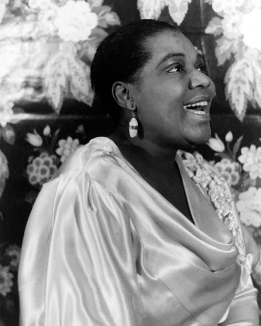 1936 American Blues Singer Bessie Smith Glossy Photo Print Empress Poster