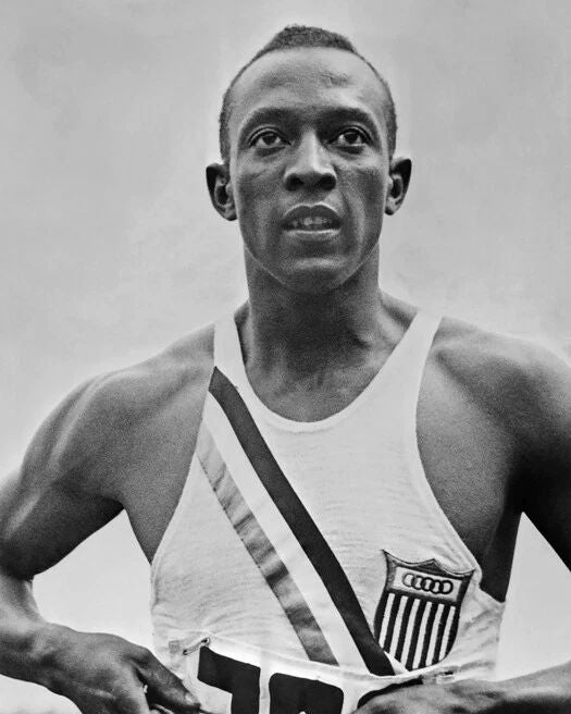 1936 Berlin Olympics Jesse Owens Glossy Photo Usa Print Poster Gold Medal
