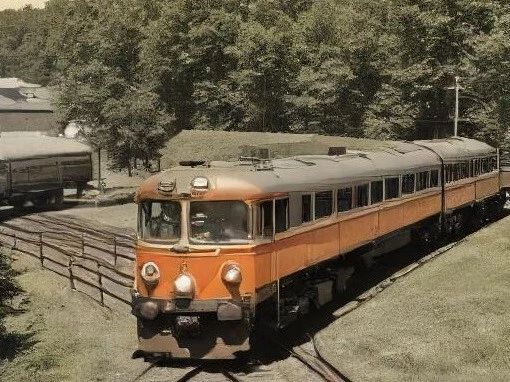 1937 Milwaukee Road Hiawatha Train On Railroad F7 Baltic L Poster Photo