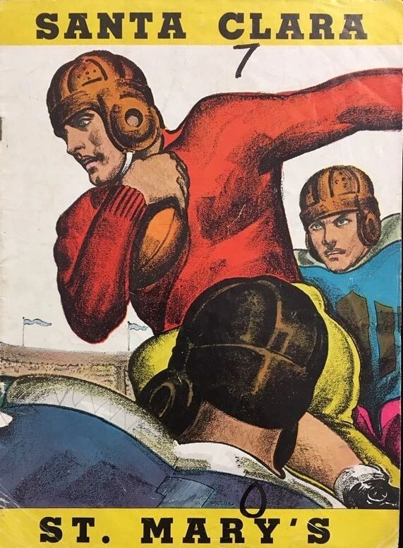 1937 Santa Clara Broncos Vs St. Mary'S Ncaa Football 300 Piece Jigsaw Puzzle