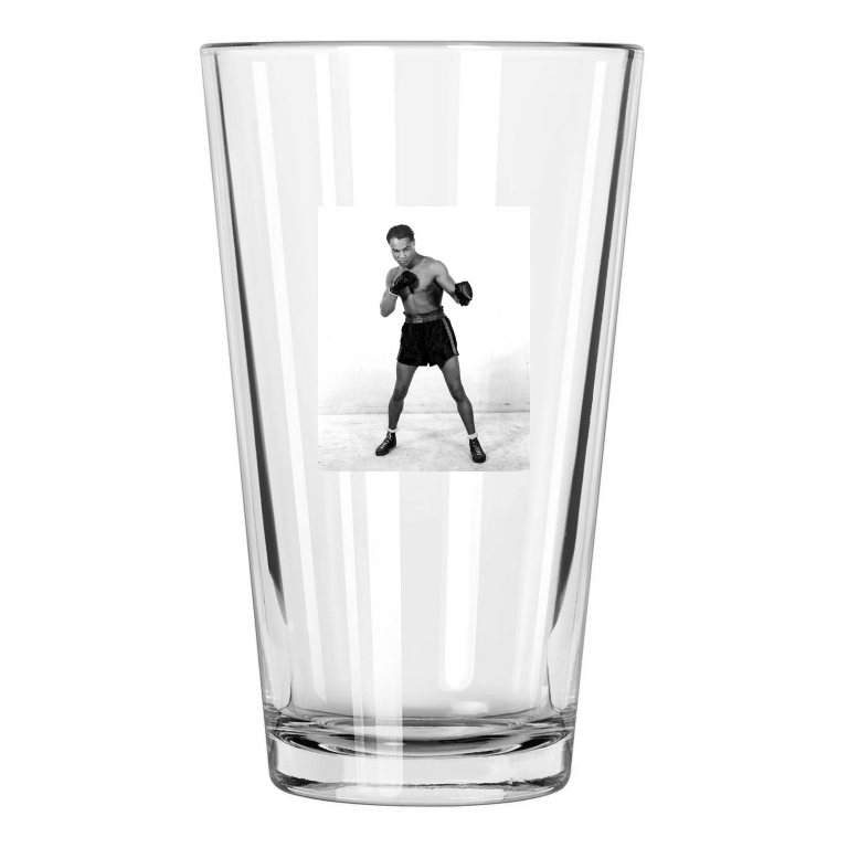 1937 Welterweight Champion Henry Armstrong Vintage Pose 1 Pint Beer Glass