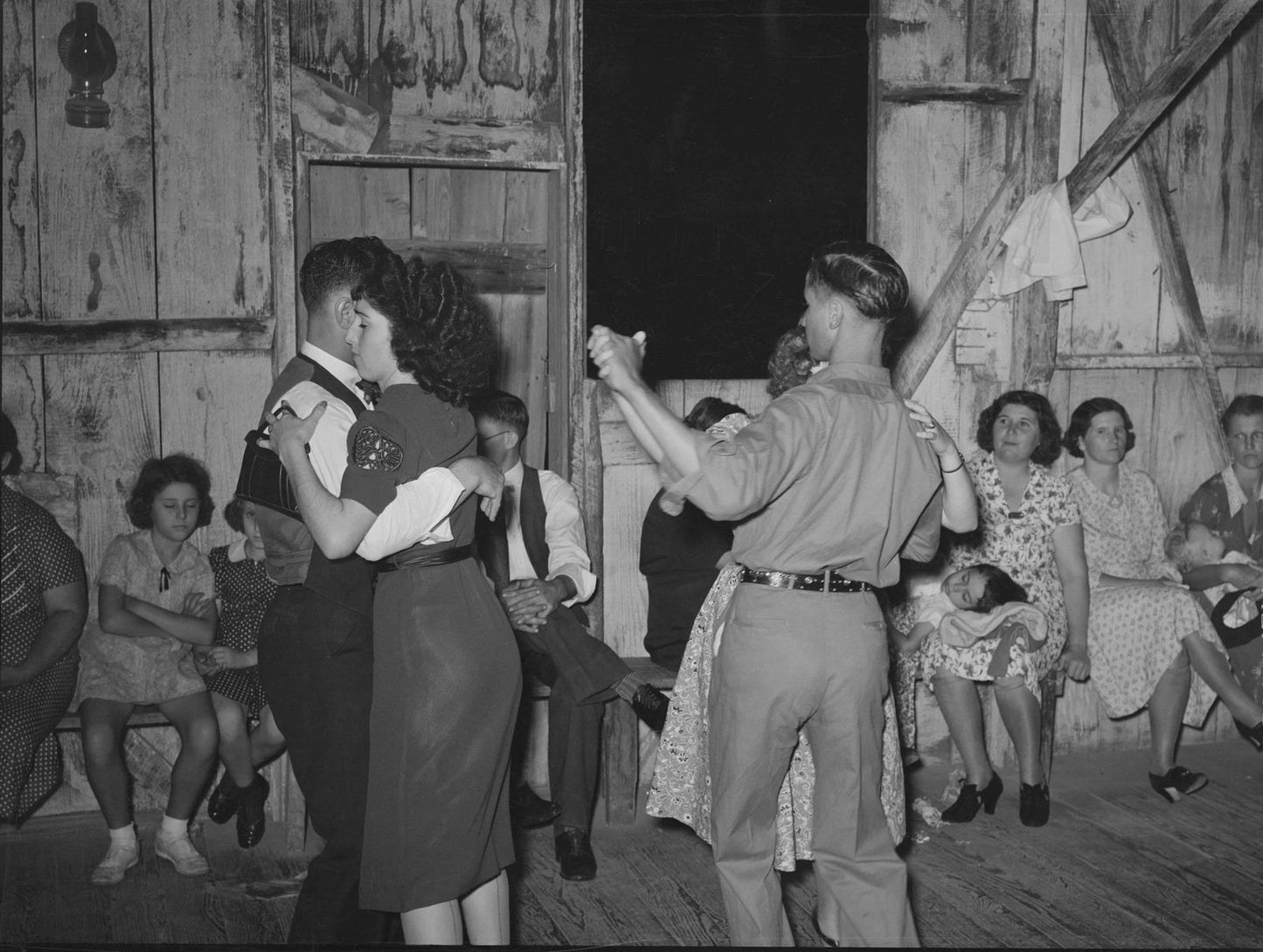 1938 Cajun Fais Do Do Dance Crowley Louisiana Old Vintage Photo