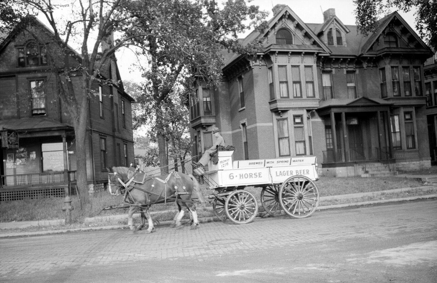 1939 Beer Wagon Minneapolis Minnesota Vintage Photo Picture Reprint