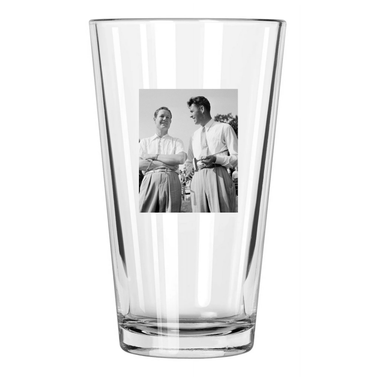 1939 Golfers Henry Picard And Bryon Nelson Pga Championship Pint Beer Glass