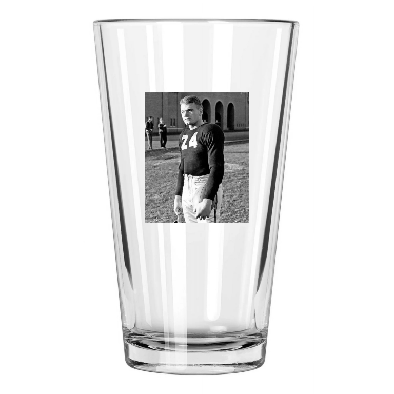 1939 Iowa Hawkeyes Nile Kinnick Heisman Trophy Winner Pint Beer Drinking Glass